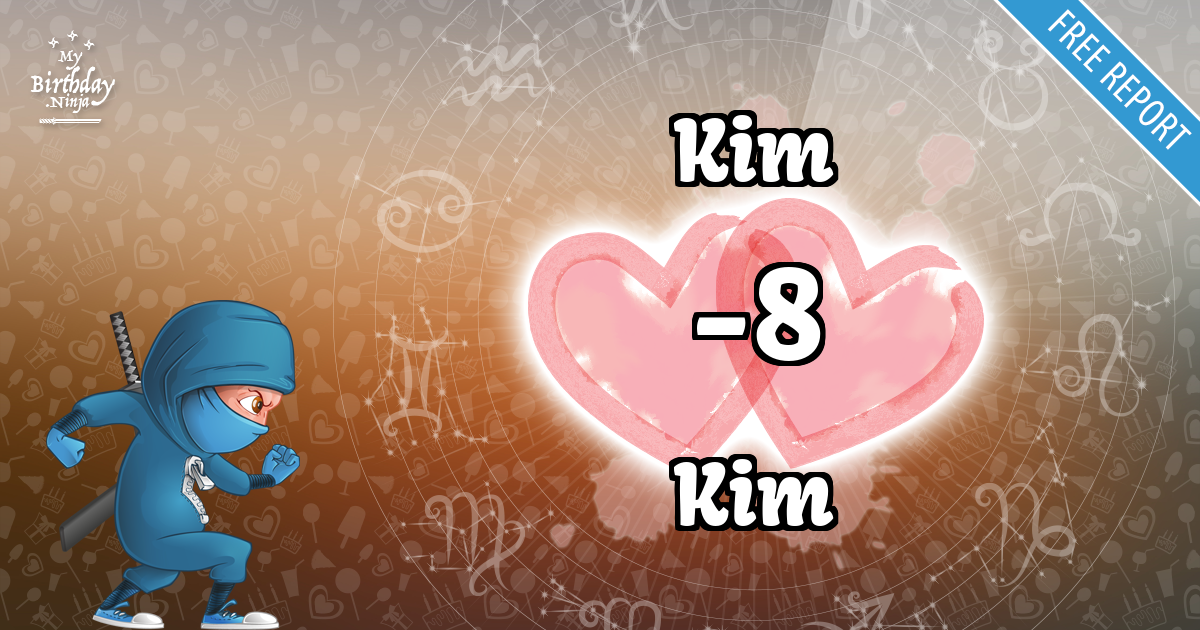 Kim and Kim Love Match Score