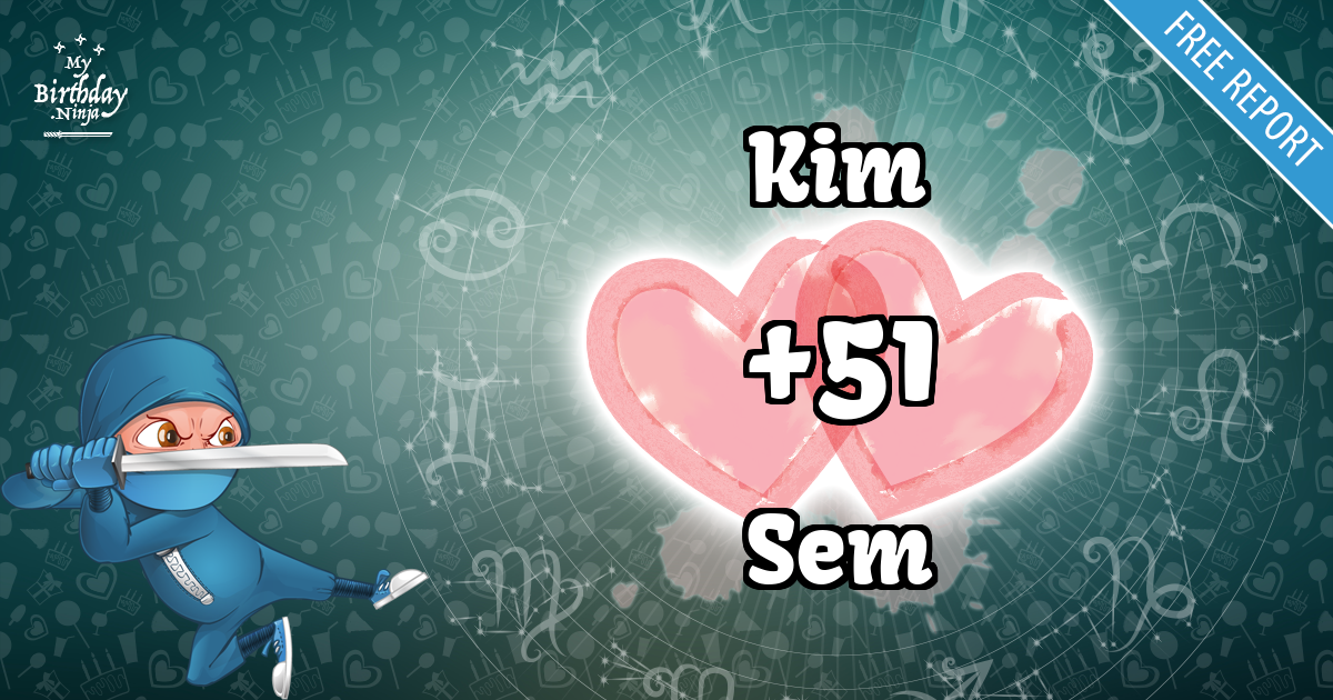 Kim and Sem Love Match Score