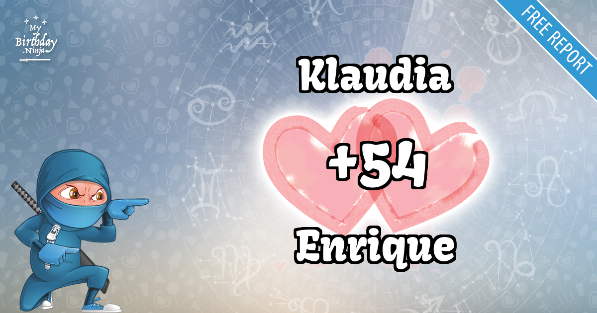 Klaudia and Enrique Love Match Score