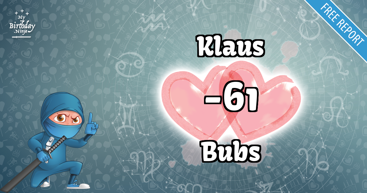 Klaus and Bubs Love Match Score