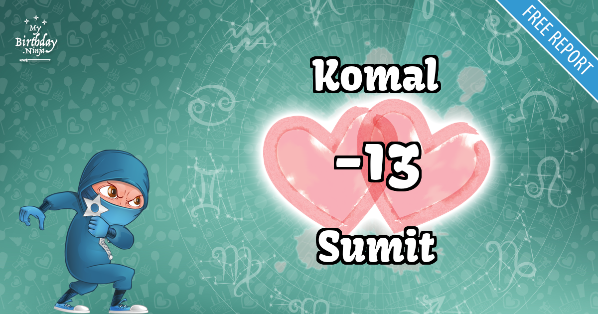 Komal and Sumit Love Match Score