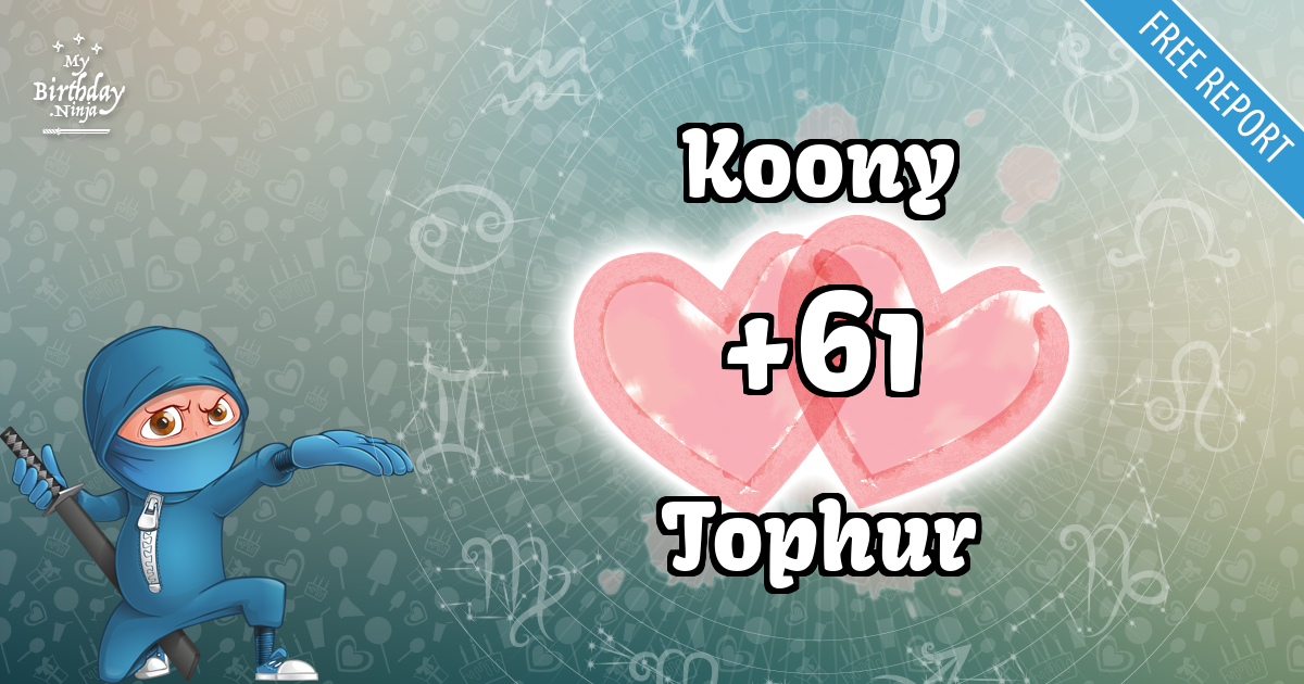 Koony and Tophur Love Match Score