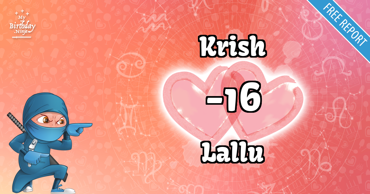 Krish and Lallu Love Match Score