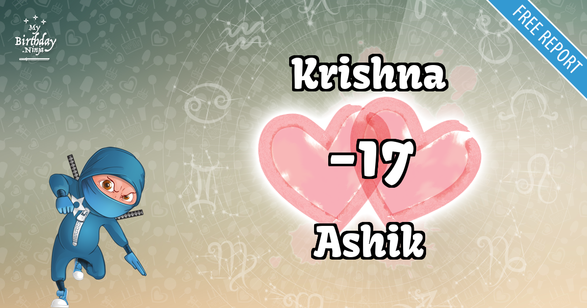 Krishna and Ashik Love Match Score
