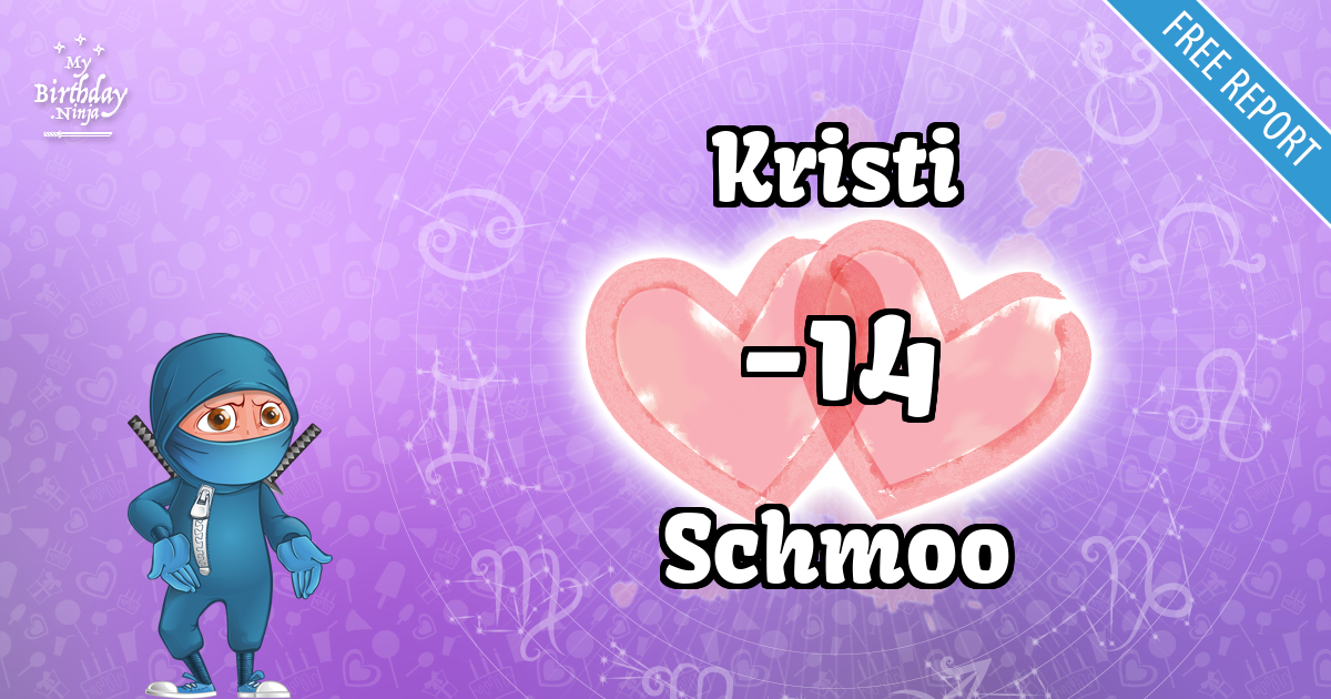 Kristi and Schmoo Love Match Score