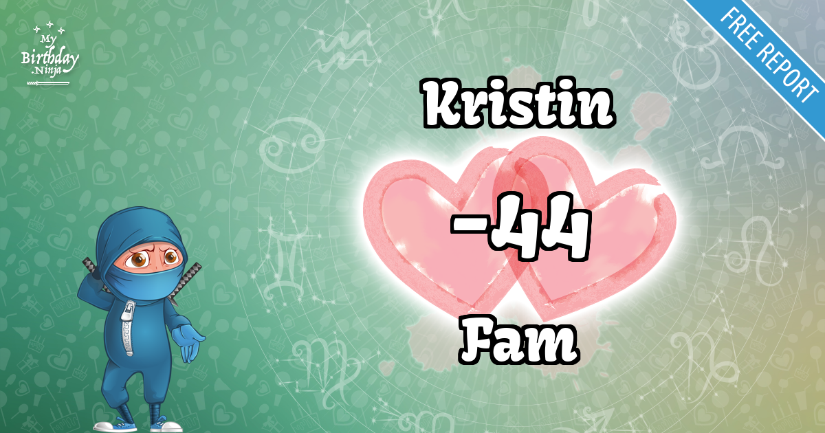 Kristin and Fam Love Match Score