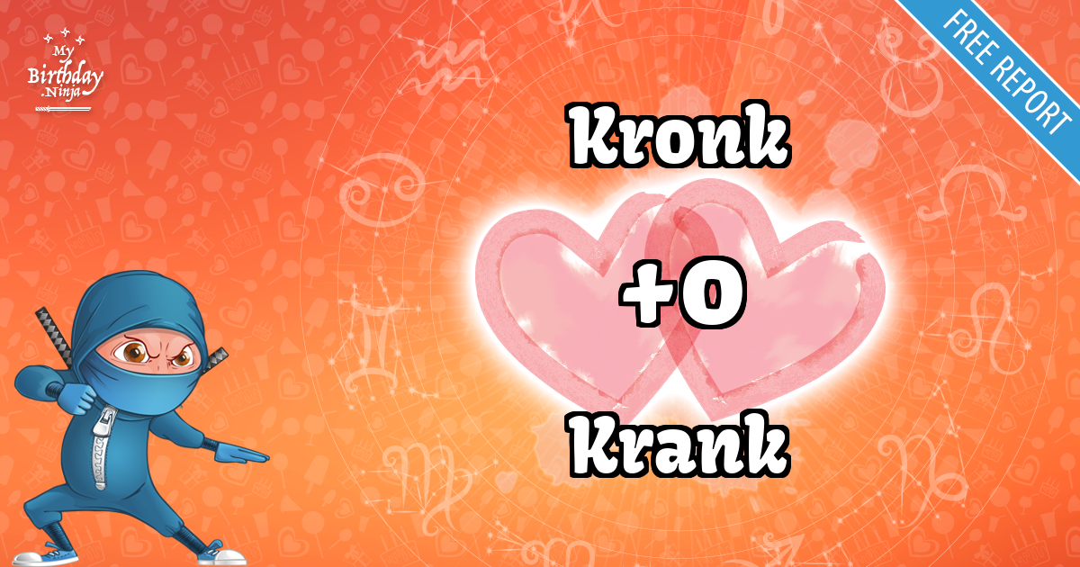 Kronk and Krank Love Match Score