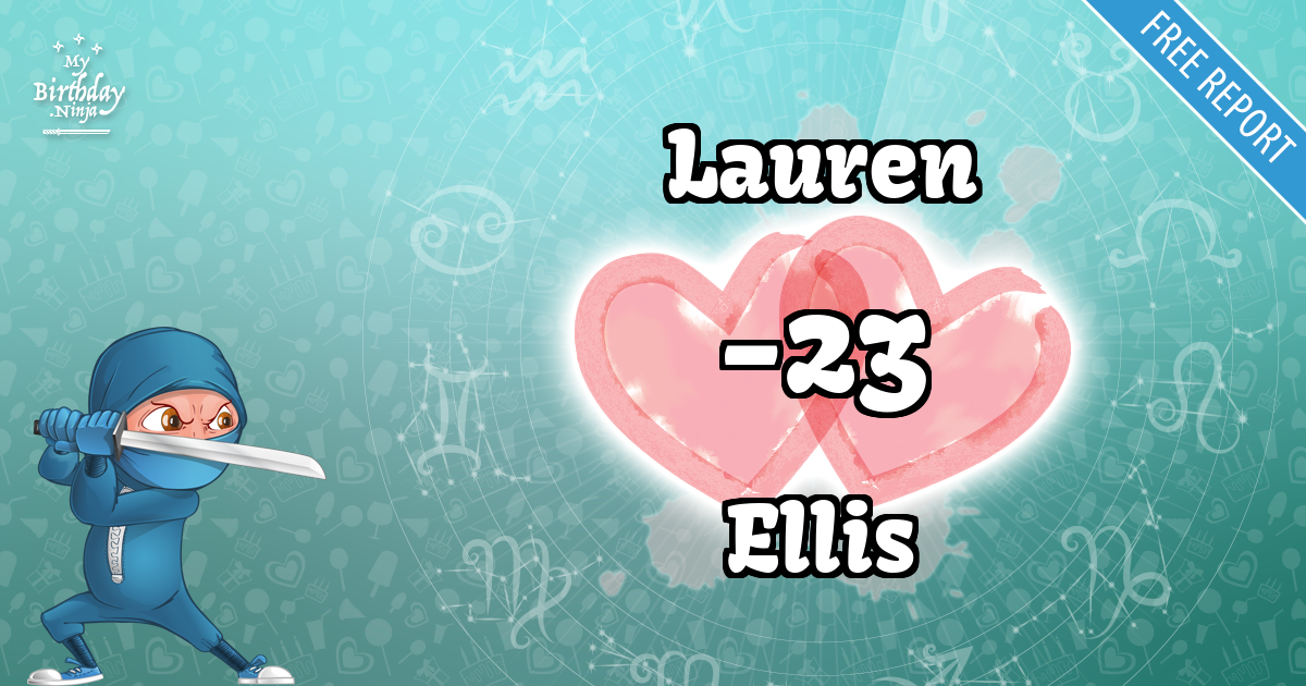 Lauren and Ellis Love Match Score