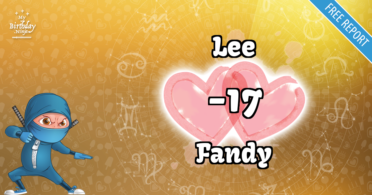 Lee and Fandy Love Match Score