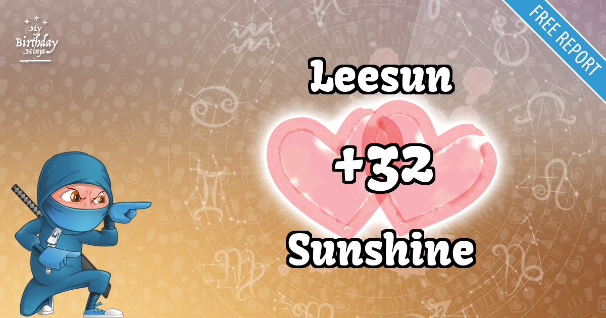 Leesun and Sunshine Love Match Score