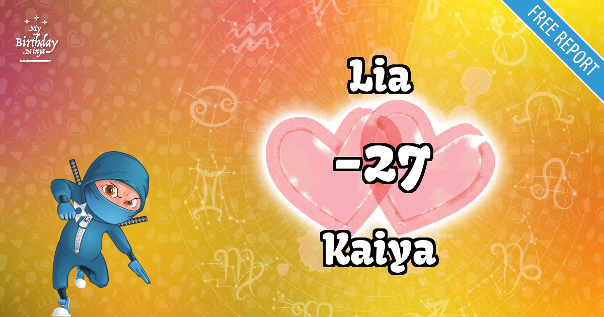 Lia and Kaiya Love Match Score