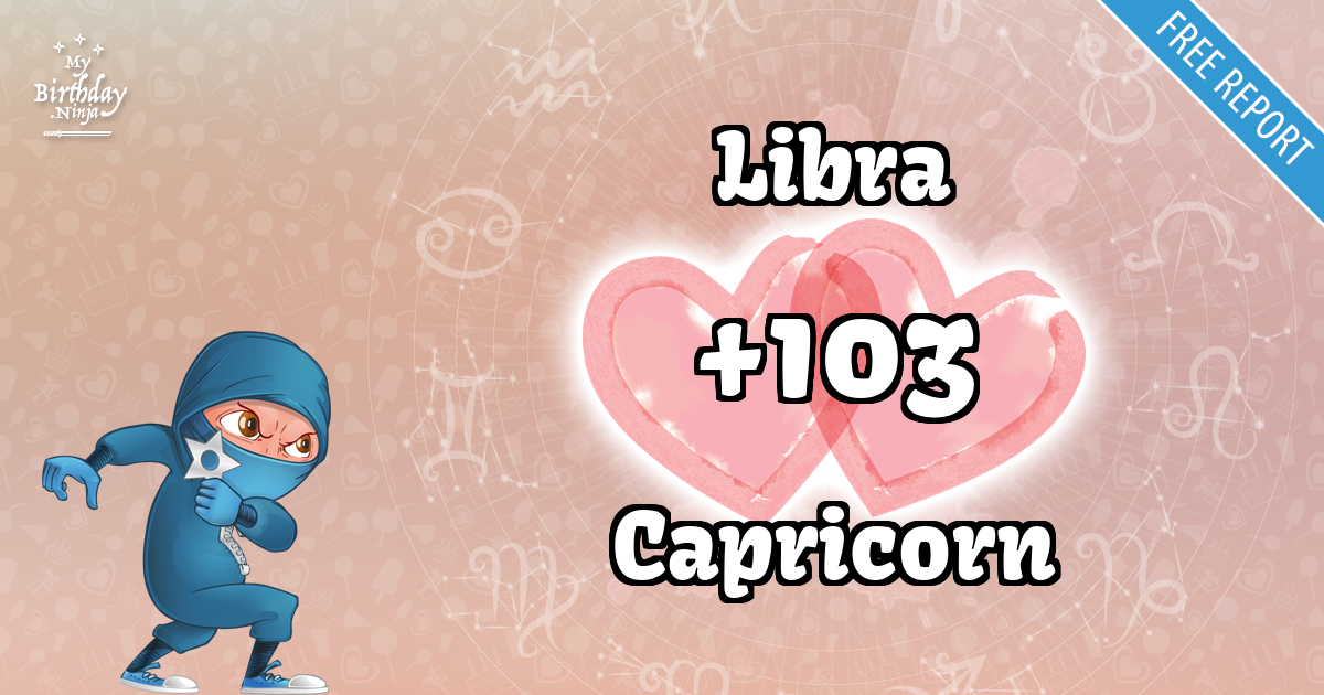 Libra and Capricorn Love Match Score
