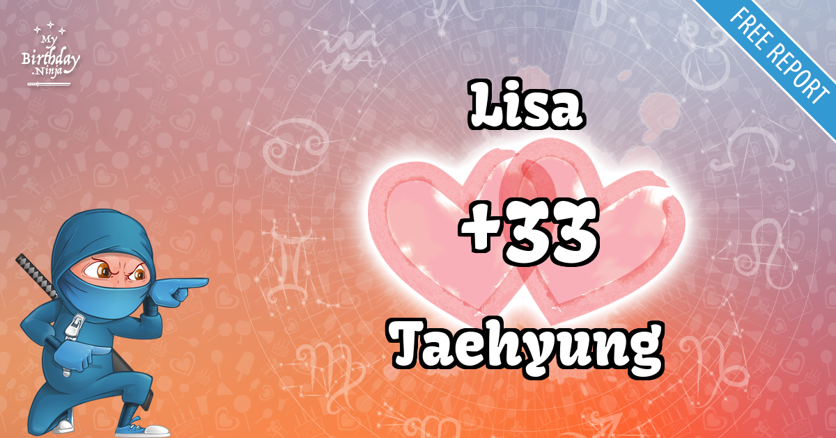 Lisa and Taehyung Love Match Score