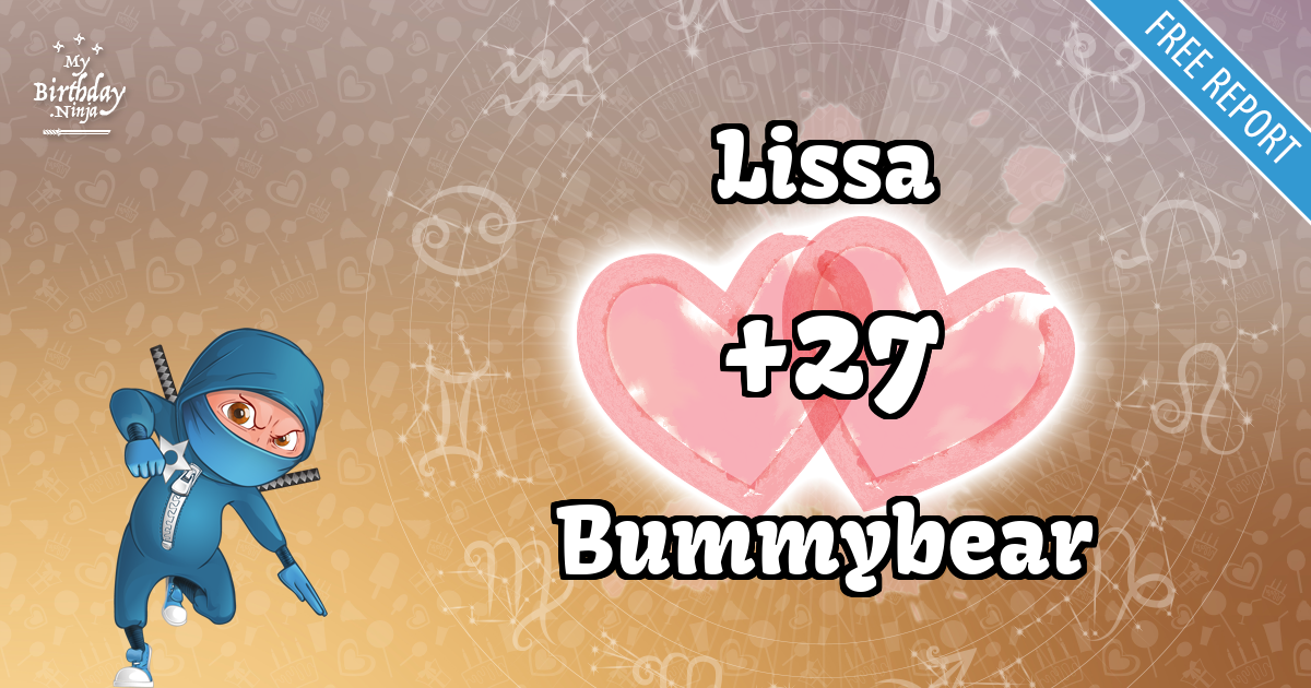 Lissa and Bummybear Love Match Score