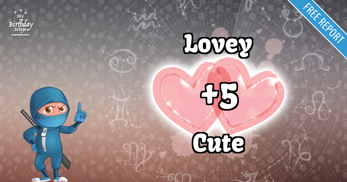Lovey and Cute Love Match Score