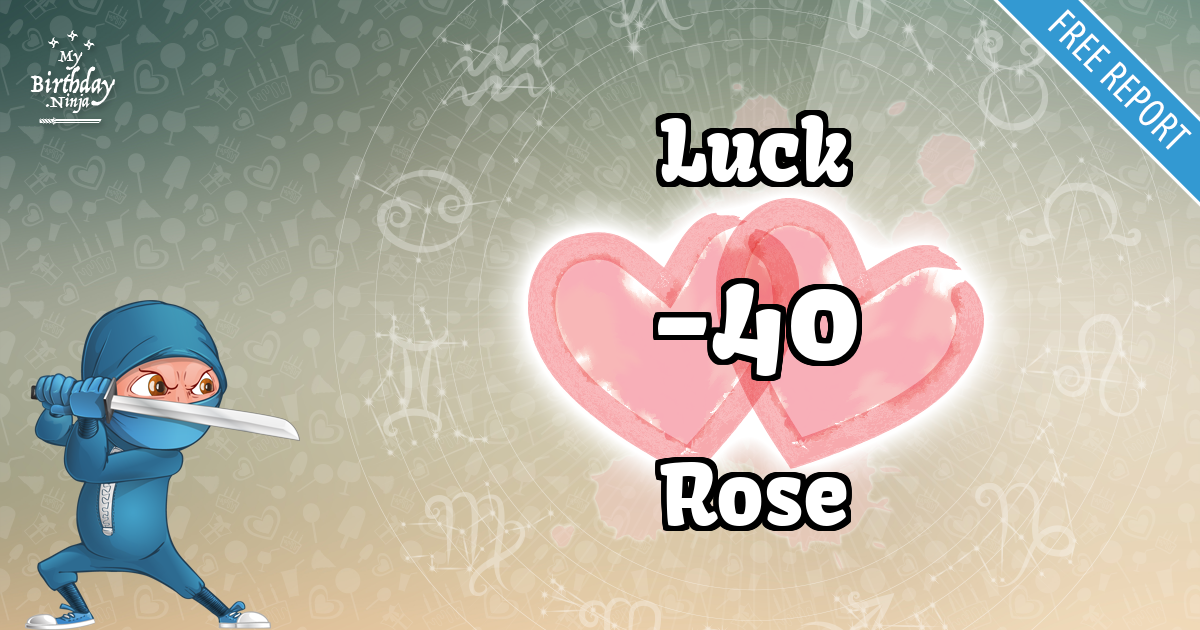 Luck and Rose Love Match Score
