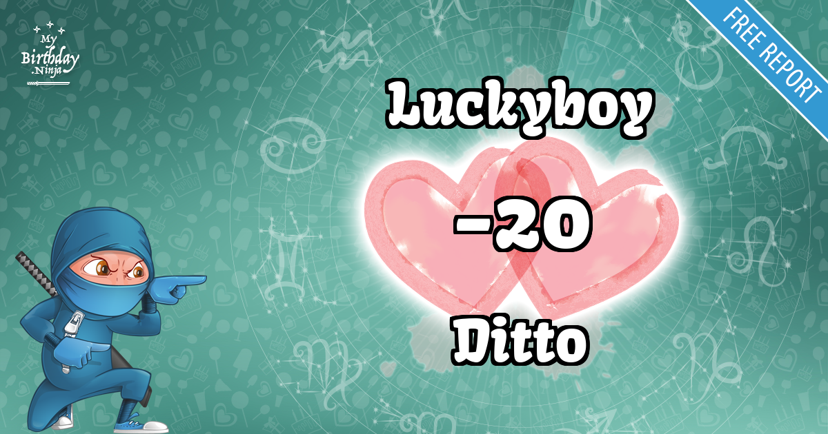Luckyboy and Ditto Love Match Score