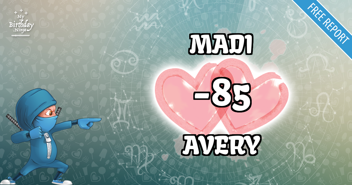 MADI and AVERY Love Match Score