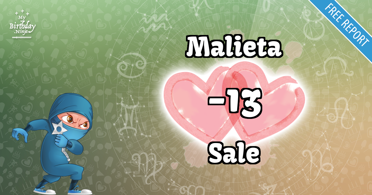 Malieta and Sale Love Match Score