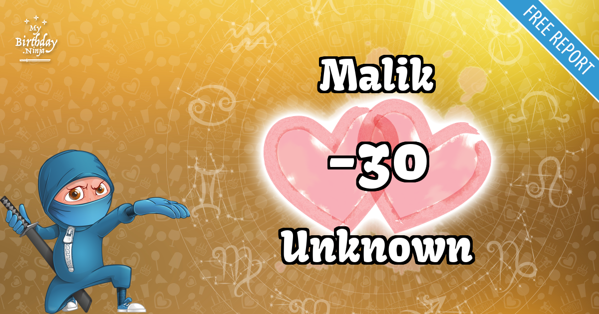 Malik and Unknown Love Match Score
