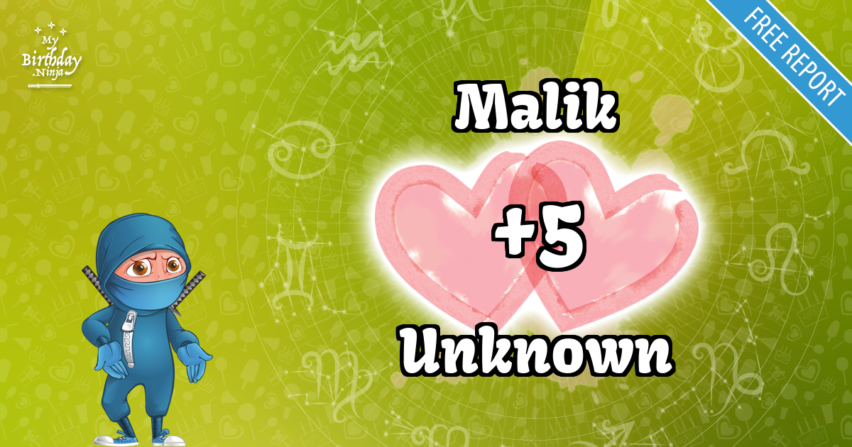 Malik and Unknown Love Match Score