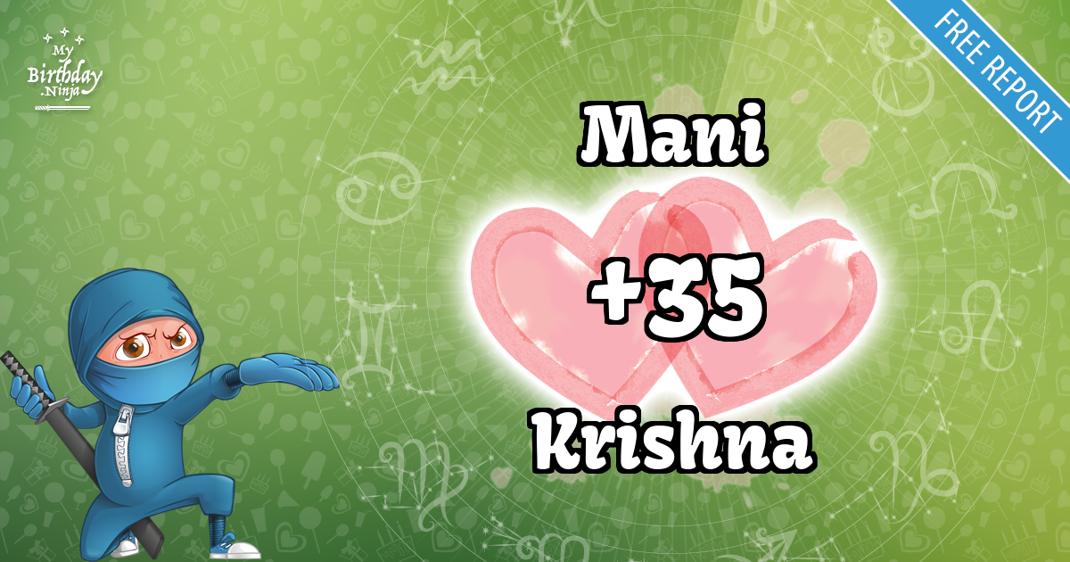 Mani and Krishna Love Match Score