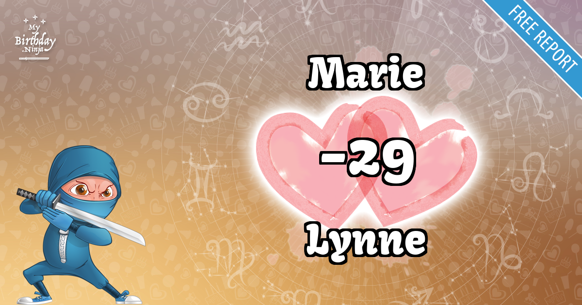 Marie and Lynne Love Match Score