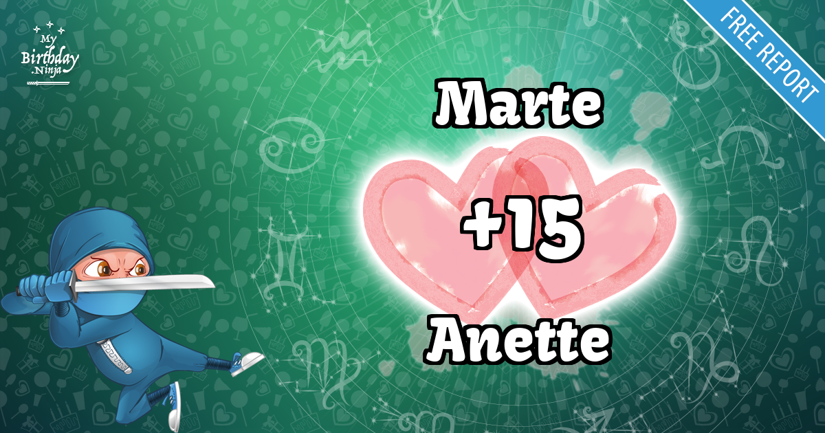Marte and Anette Love Match Score