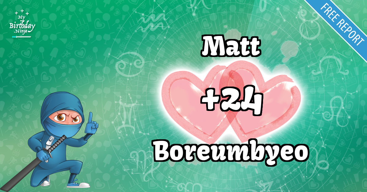 Matt and Boreumbyeo Love Match Score