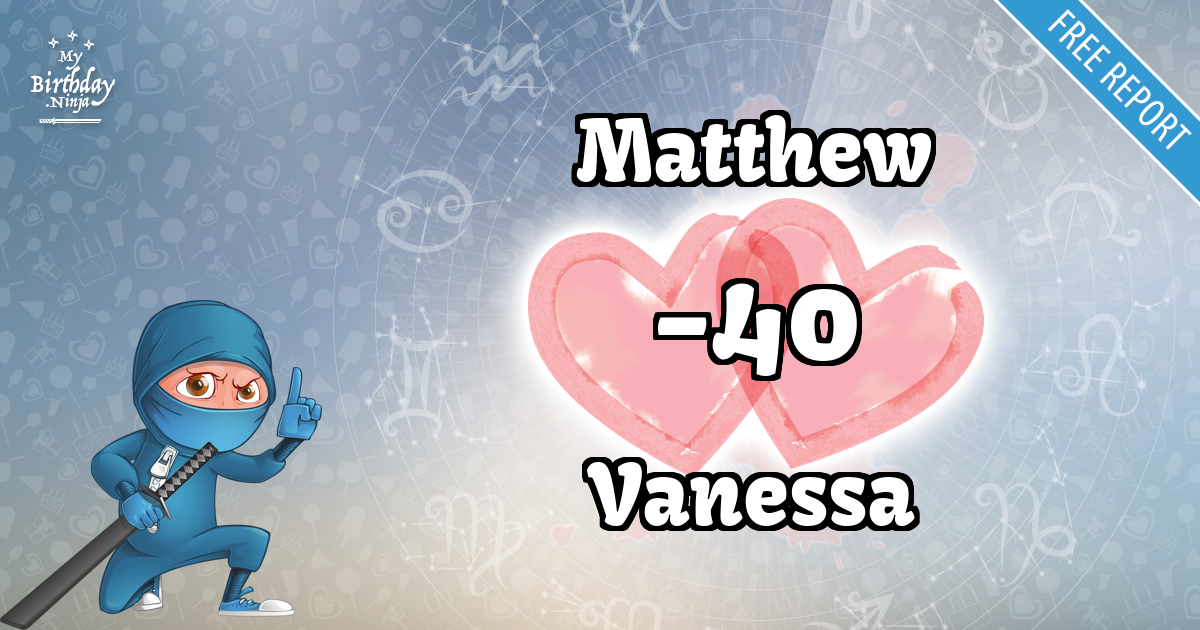 Matthew and Vanessa Love Match Score