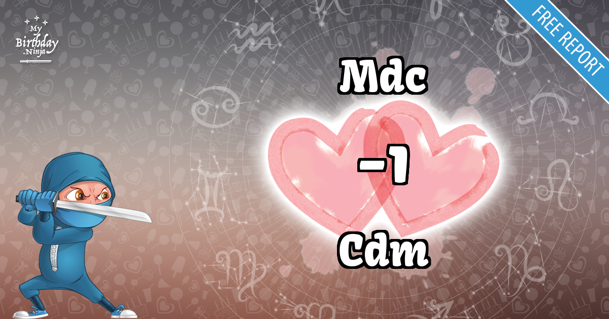 Mdc and Cdm Love Match Score