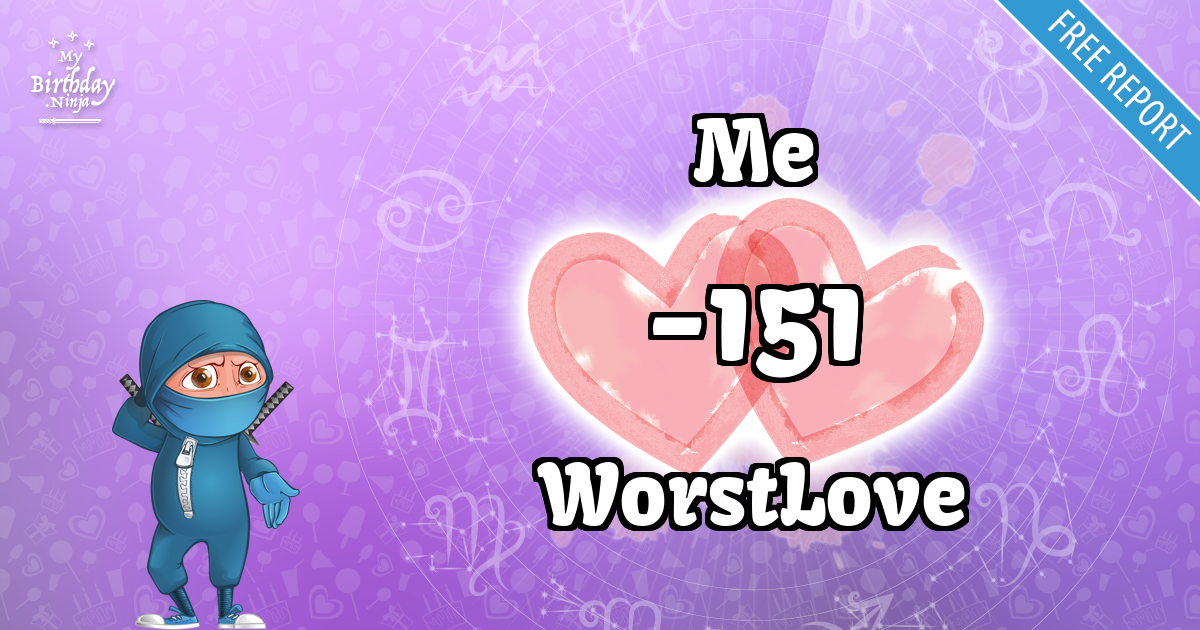 Me and WorstLove Love Match Score