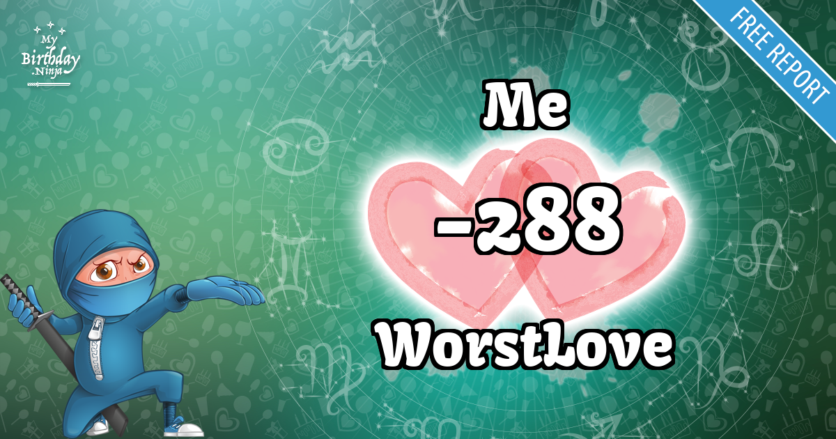 Me and WorstLove Love Match Score
