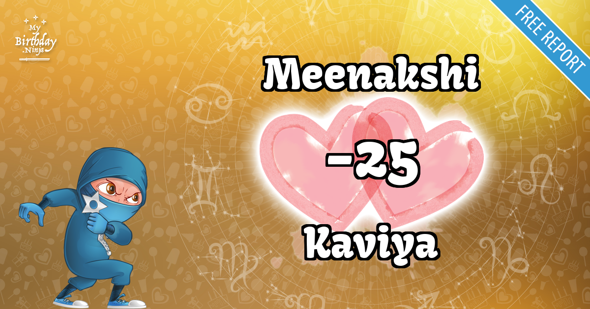 Meenakshi and Kaviya Love Match Score