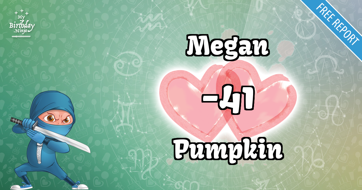 Megan and Pumpkin Love Match Score