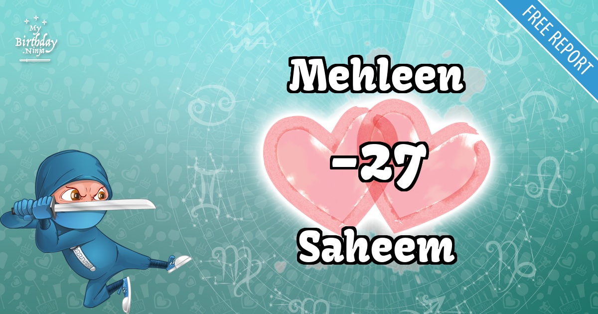 Mehleen and Saheem Love Match Score