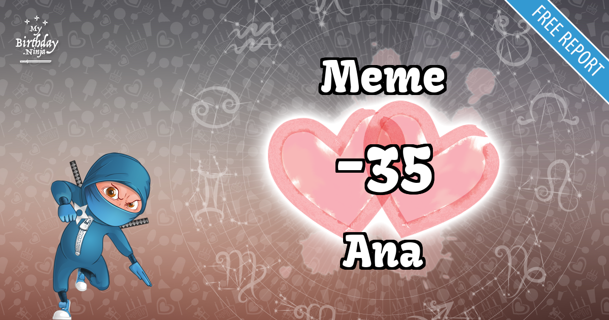Meme and Ana Love Match Score