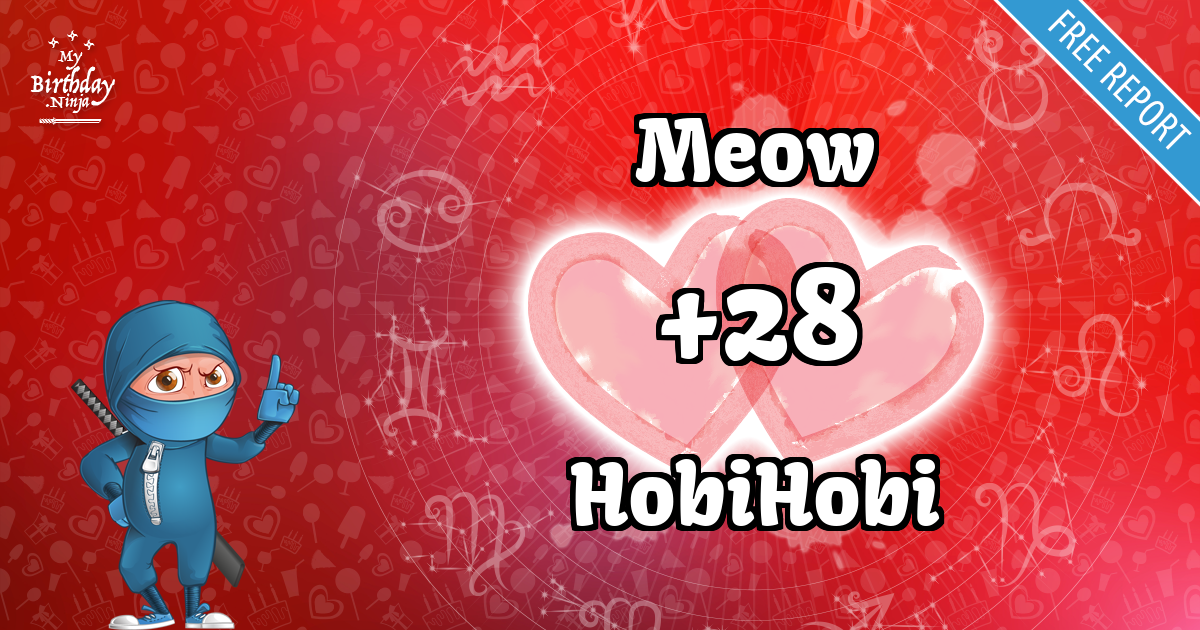Meow and HobiHobi Love Match Score