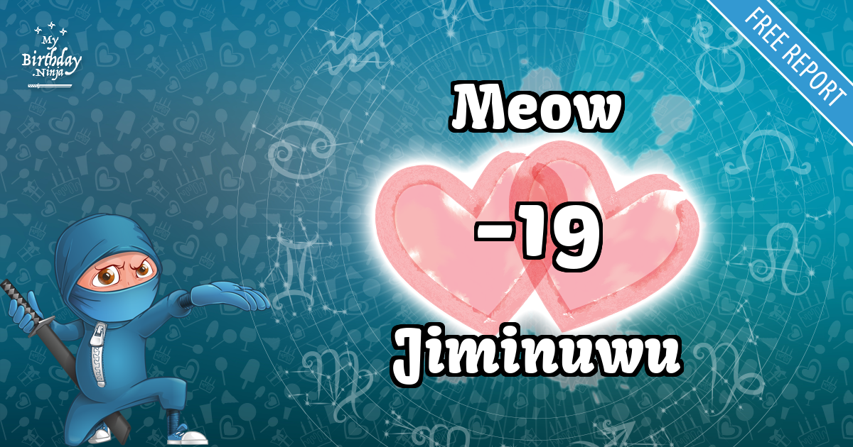 Meow and Jiminuwu Love Match Score