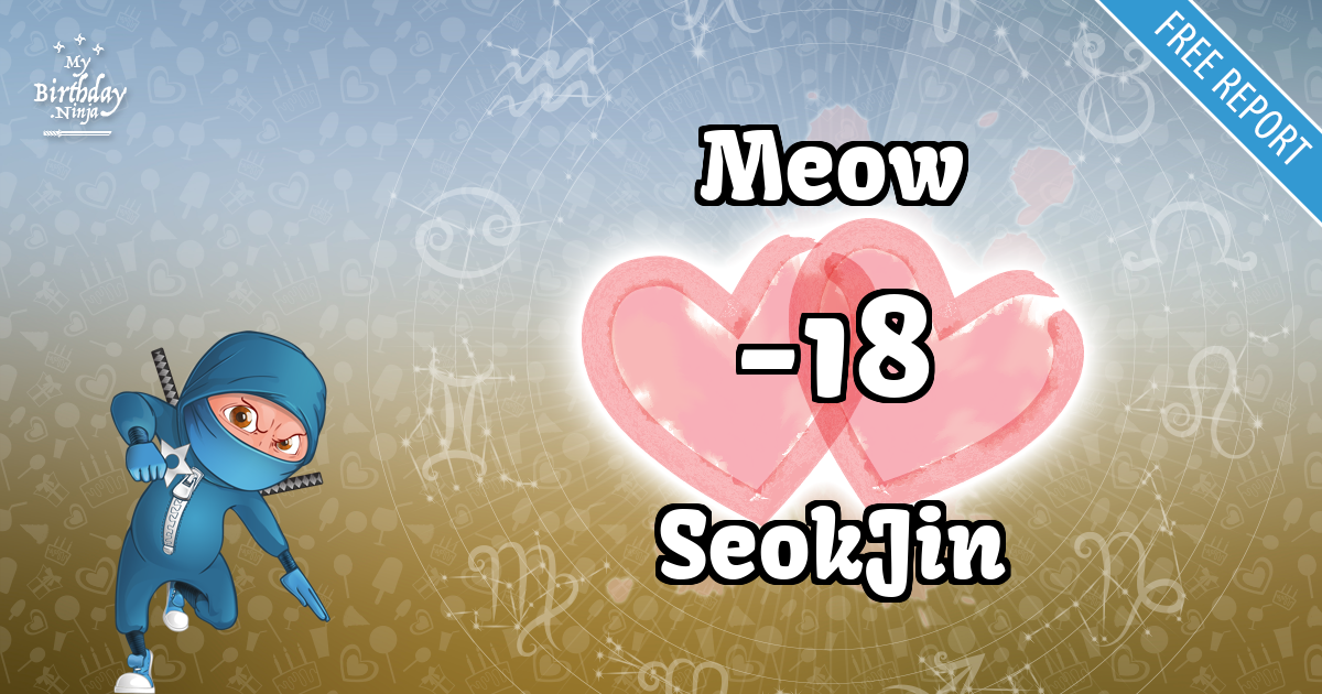 Meow and SeokJin Love Match Score