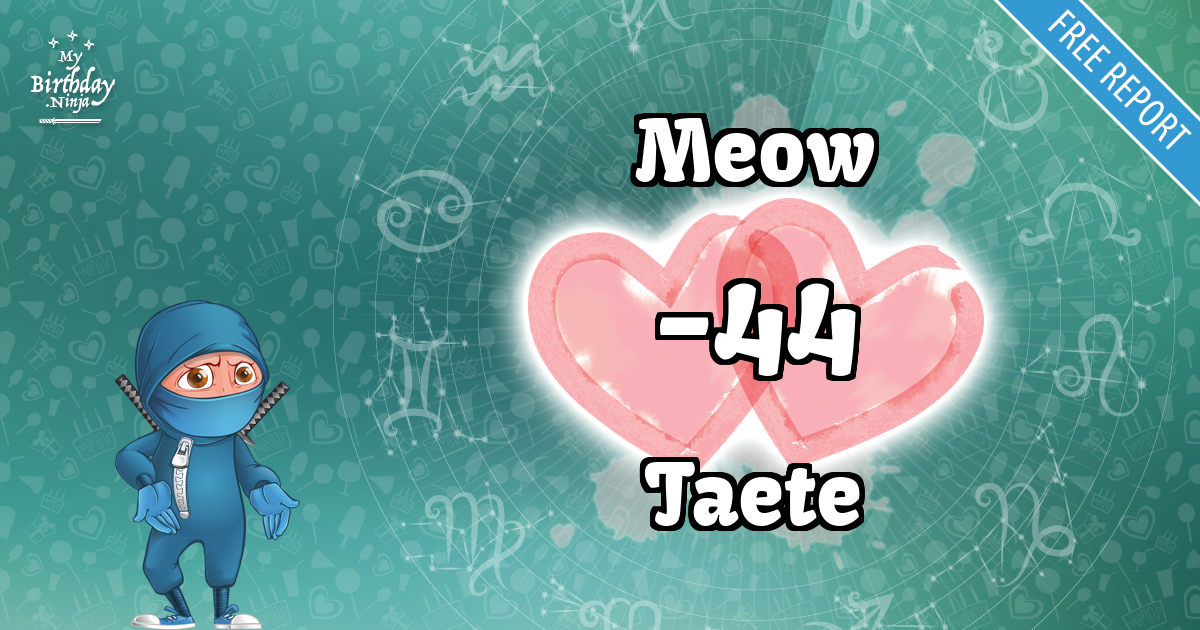 Meow and Taete Love Match Score