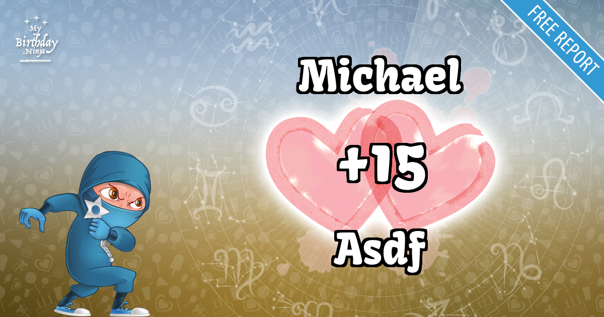 Michael and Asdf Love Match Score