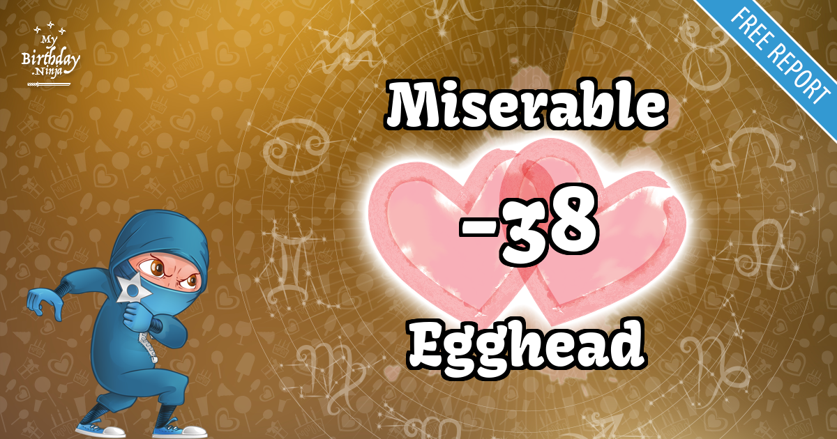 Miserable and Egghead Love Match Score