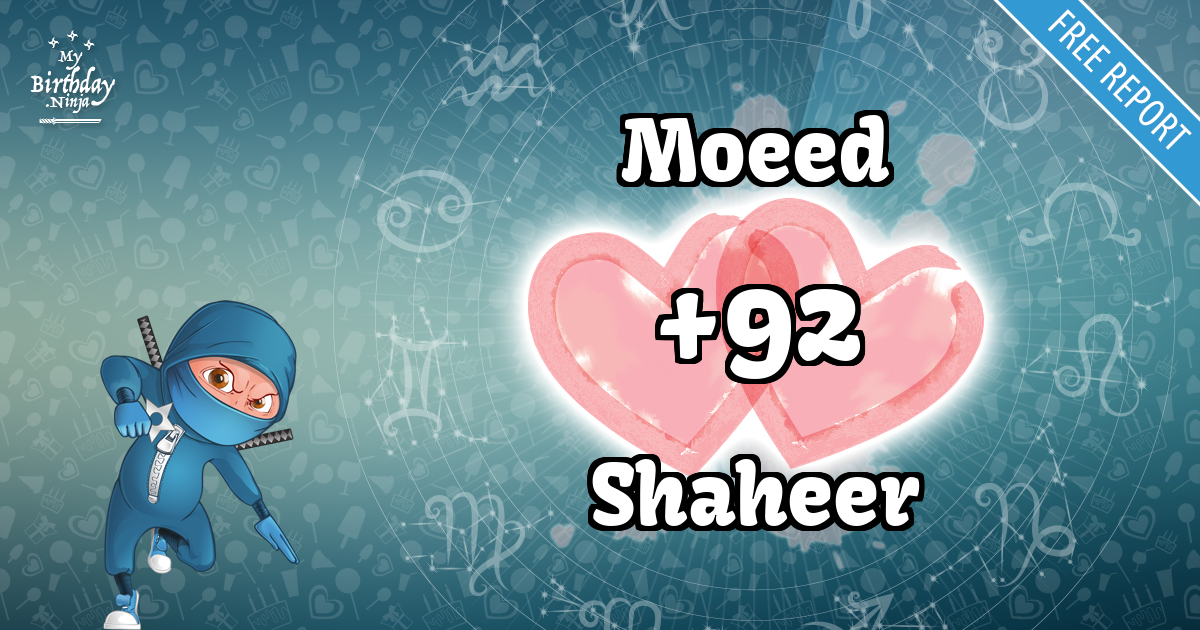 Moeed and Shaheer Love Match Score