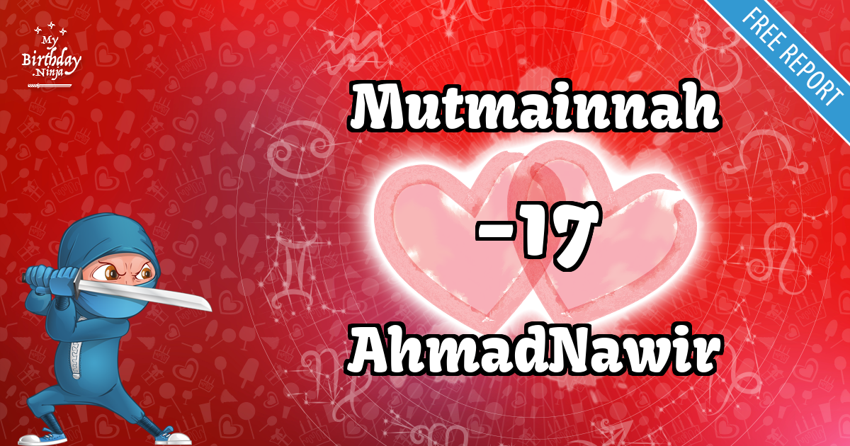 Mutmainnah and AhmadNawir Love Match Score
