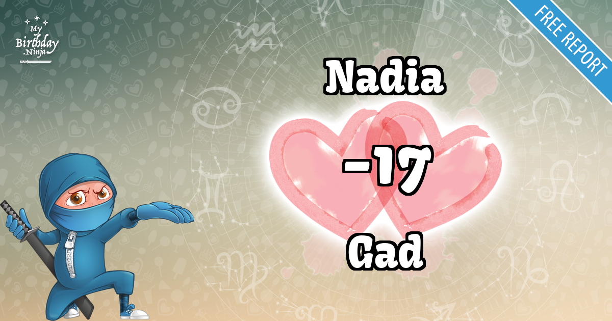 Nadia and Gad Love Match Score