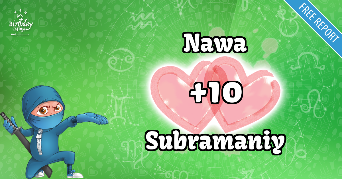 Nawa and Subramaniy Love Match Score