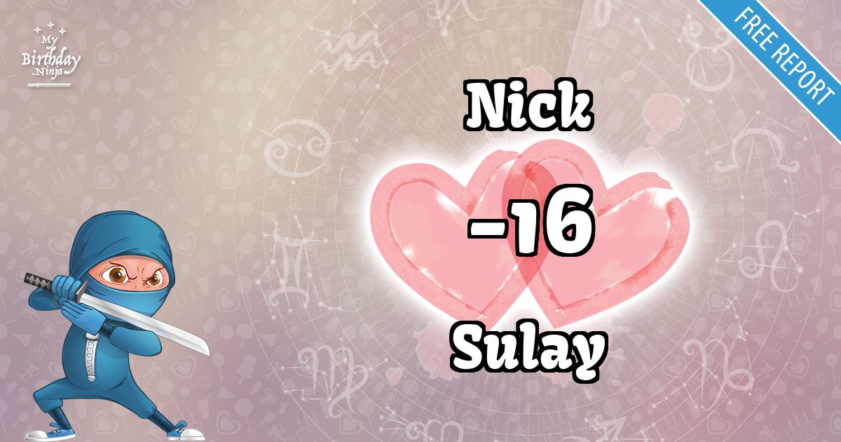 Nick and Sulay Love Match Score