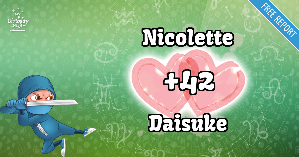Nicolette and Daisuke Love Match Score