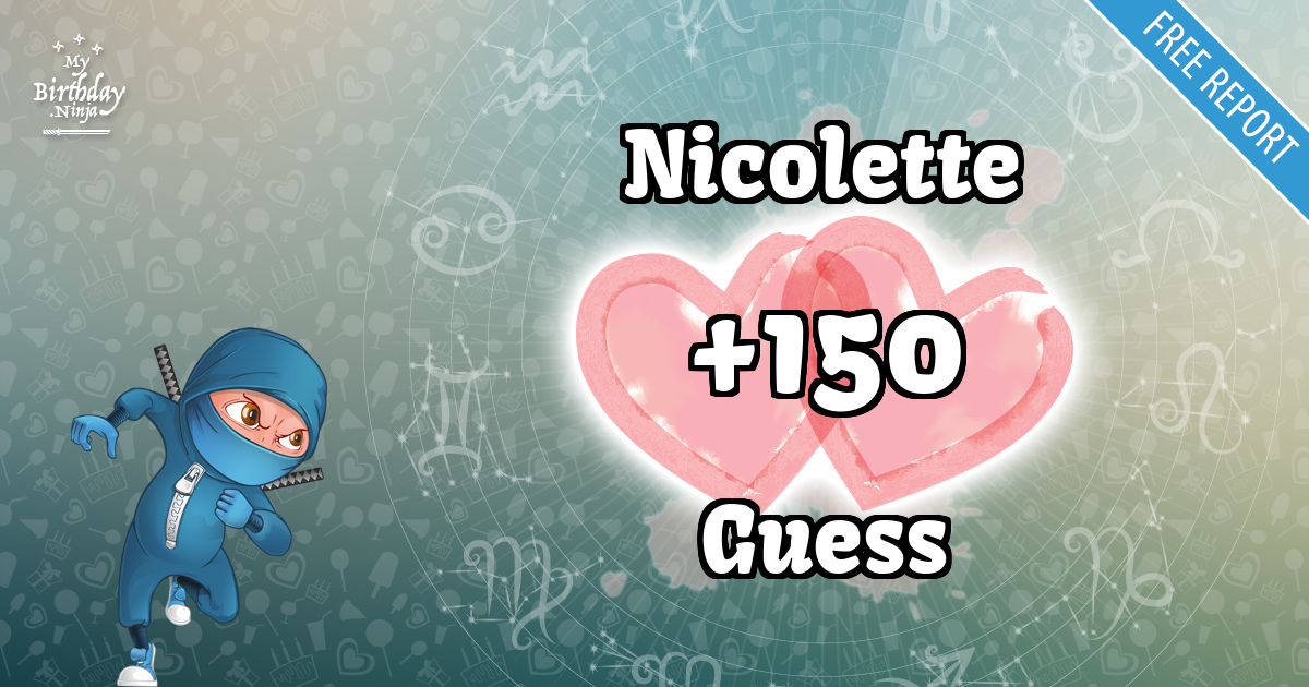 Nicolette and Guess Love Match Score
